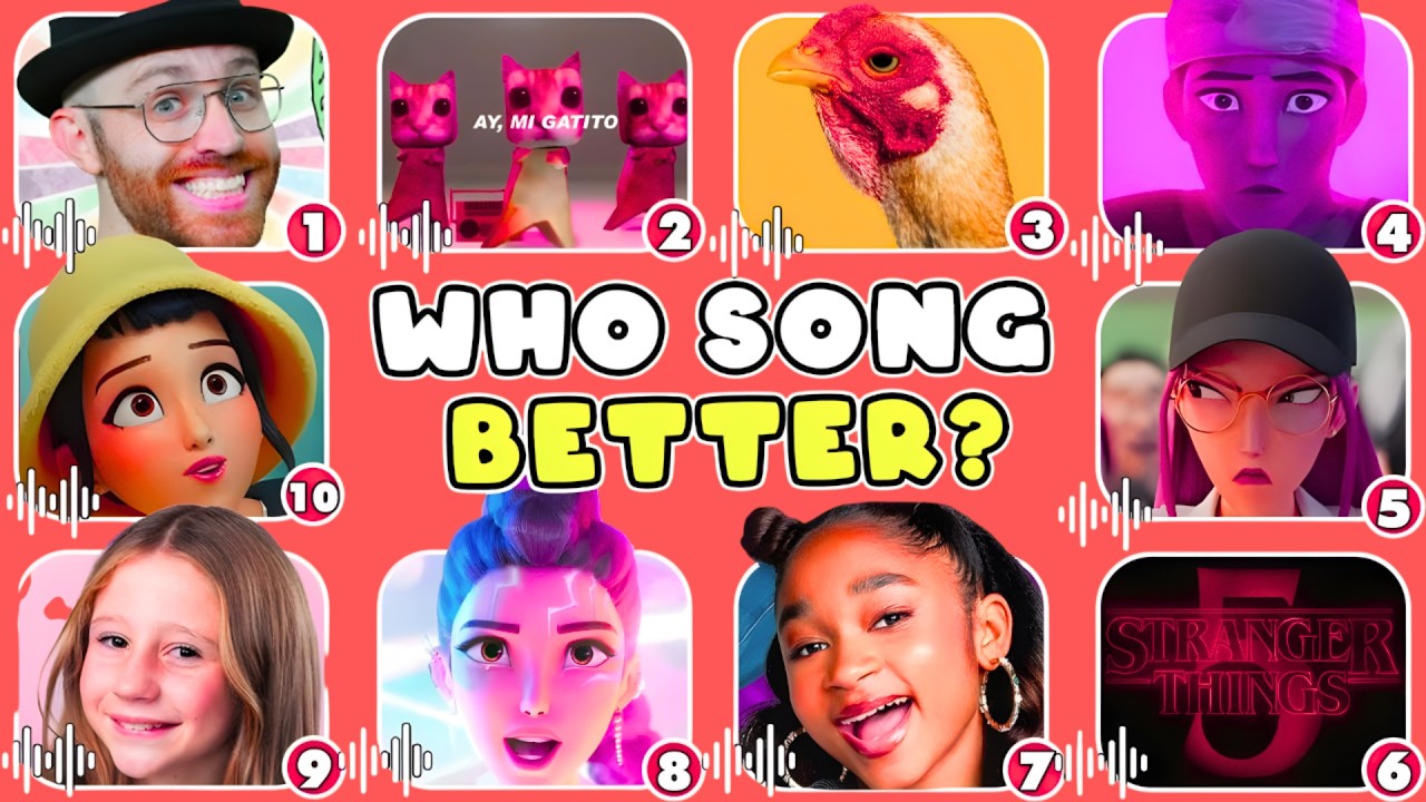 Guess Who Is Singing🎶 & guess Youtuber MEME DANCE better That Girl Lay Lay, Zoey, Rumi,Jazzy Skye