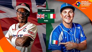 World Baseball Classic - Great Britain vs. Italy (03/08/2026)
