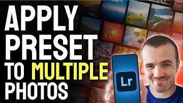 How to APPLY a Preset to Multiple Photos in Lightroom Mobile (Step by Step) 2025