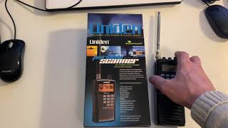 Uniden Bearcat UBC125XLT scanner: unboxing and brief commentary on why I bought one