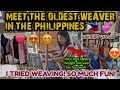 Traditional weaving in the philippines the oldest weaver in the philippines 100 years old ilocos
