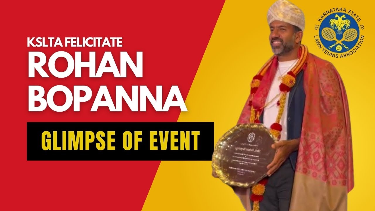 How KSLTA Felicitate the Tennis Legend Rohan Bopanna? | Exclusive video