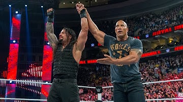 The Rock comes to Roman Reigns