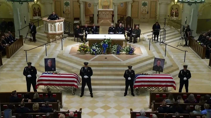 Westerville Chief Morbitzer remembers officers Joering and Morelli at funeral
