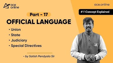 Part -17 Official Language I Indian Constitution I #APPSC #TSPSC #UPSC #GROUP1 #GROUP2