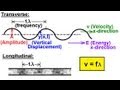 Physics - Mechanics: Mechanical Waves (1 of 21) Basics