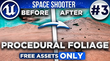 Procedural foliage and grass for Alien planet in Unreal Engine 5.3  | Ep. 3 Foliage