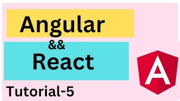 Angular and React | Similarities between Angular and React | Interview questions