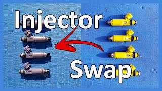 Installing Bigger Fuel Injectors (RX8 Yellows / 1.8VVT NBFL) | Supercharging the MX5 / Miata Ep 21