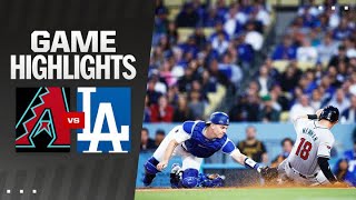 Dbacks vs. Dodgers Game Highlights (5/20/24) | MLB Highlights