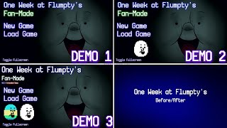 One Week at Flumpty's Fan-Made   Before/After FULL DEMOS Walkthrough (ALL Nights No Death)