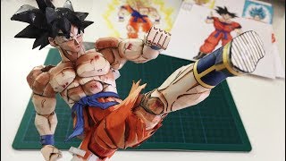 GOKU LEG TUTORIAL! With PAPER!  How To Make a Paper Action Figure, Ep. 12