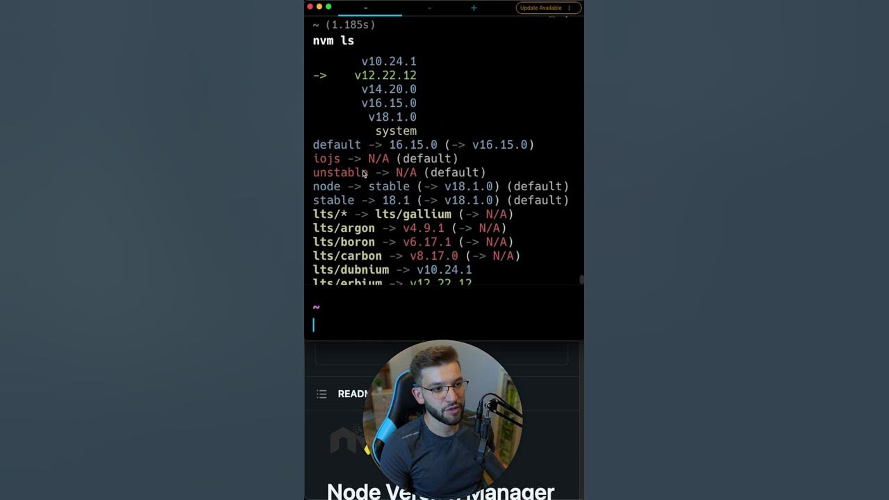 How To Install And Manage Multiple Node.Js Versions Using This Great Cli  Tool! - Youtube