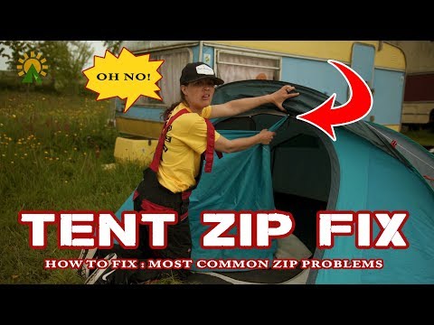 HOW TO FIX A TENT ZIP by camplight.co.uk