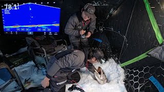 Ice Fishing DEEP Water with The Garmin Livescope XR LVS62! (INSANE RESULTS)