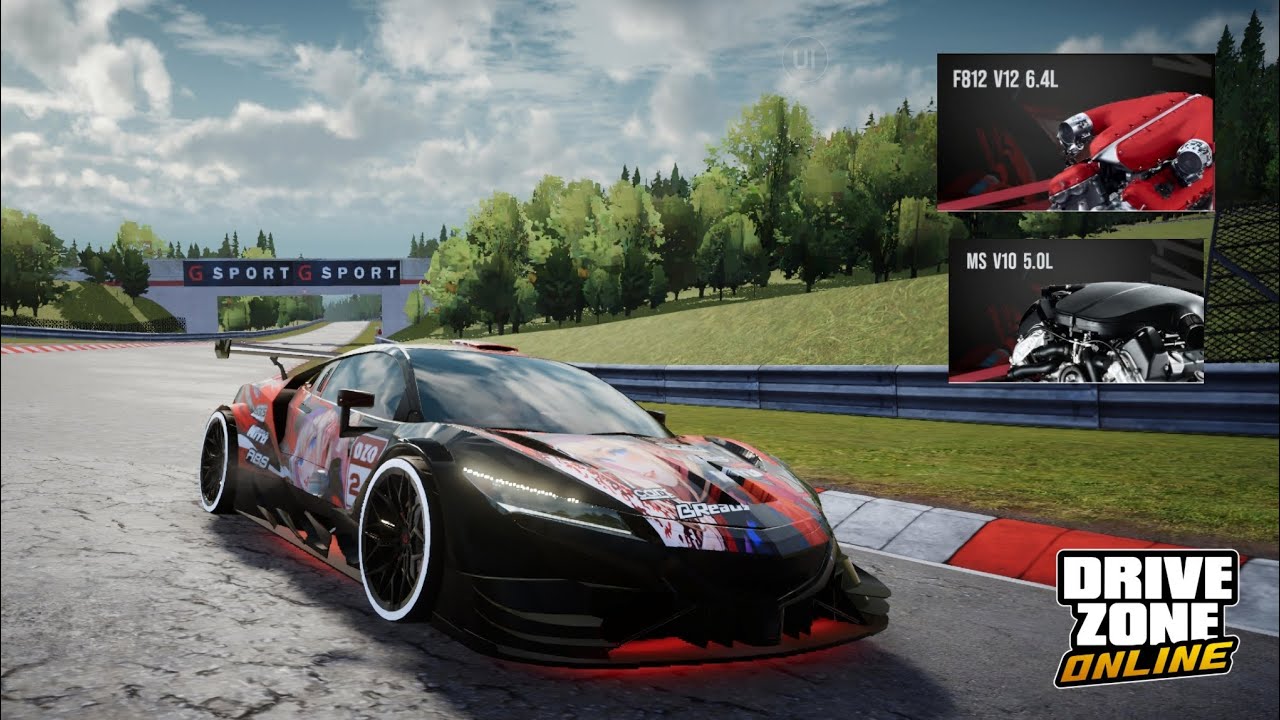 Drive Zone Online: Green Hell Test | F812 V12 & MS V10 | Max CP‬