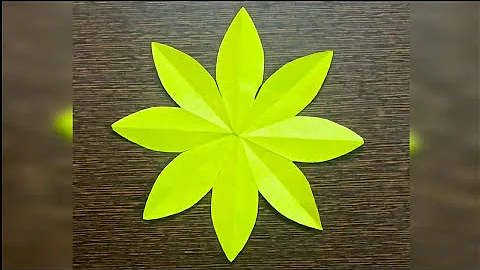 how to cut sunflower petals | flower pattern | origami flower pattern