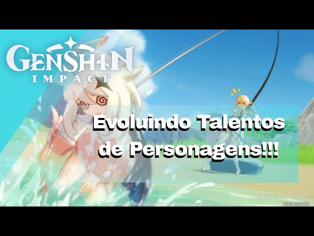 Talentos Passivos dos personagens Genshin Impact by Genshinbr on