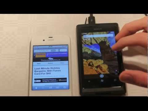 Apple iPhone 4S vs. Nokia Lumia 800 Browser Speed Test Part 2 (HD)! Hands-On Review!