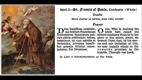 Apr 02 - Saint Francis of Paola - Order Friars Min...