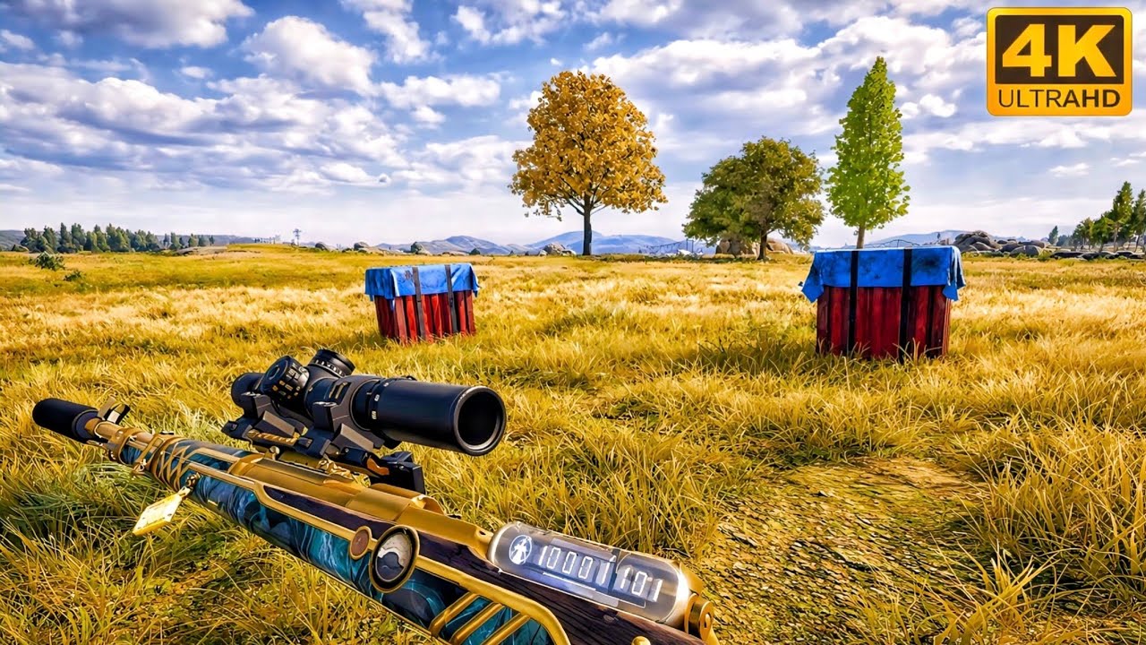 PUBG PC : NEW ERANGLE SQUAD SNIPER WIN GAMEPLAY