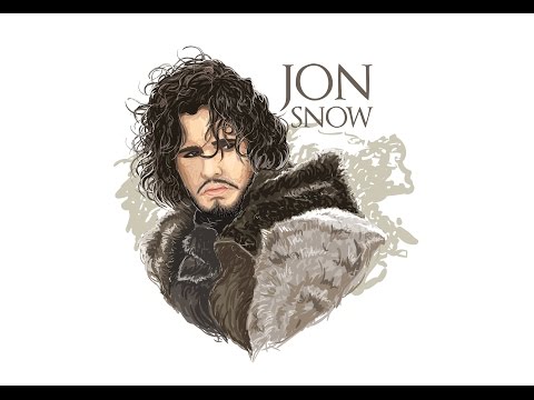 vector-tutorial-:-jon-snow-game-of-thrones-illustration
