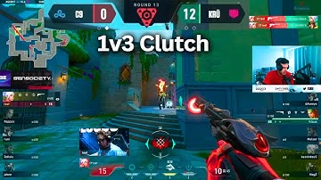 Tarik reacts to  c9 Leaf saving cloud 9 from getting 13-0’ed against KRU| VCT LCQ