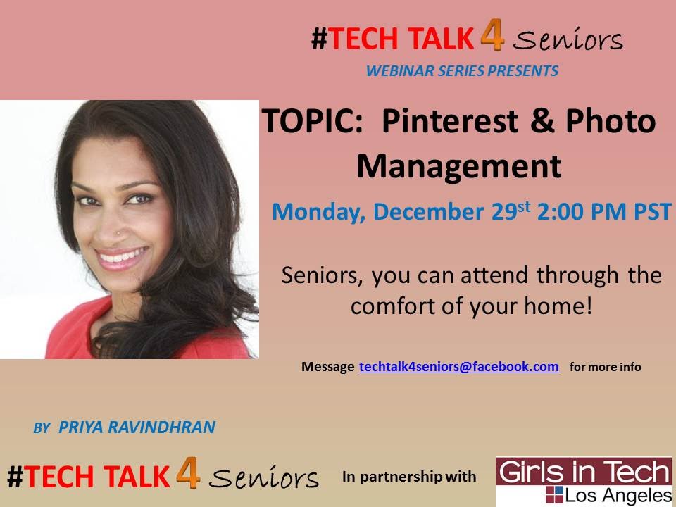 Tech Talk for Seniors: Pinterest and Idea Management