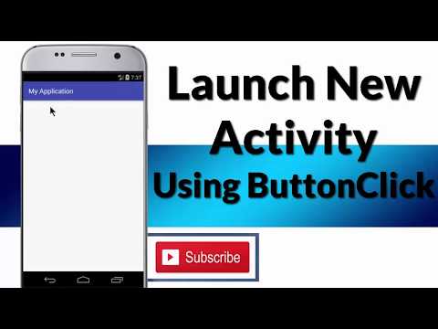 [ JAVA ] Launch new activity on button click || Android Studio || Beginner || First App Run