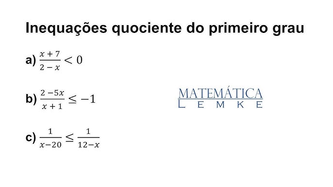 Inequação do 1° Grau com Fração. #matematica #inequação #aprendanotikt