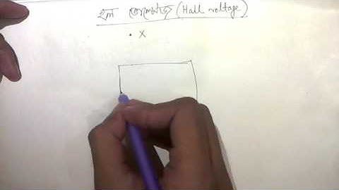 hall voltage in bangla using left hand rules