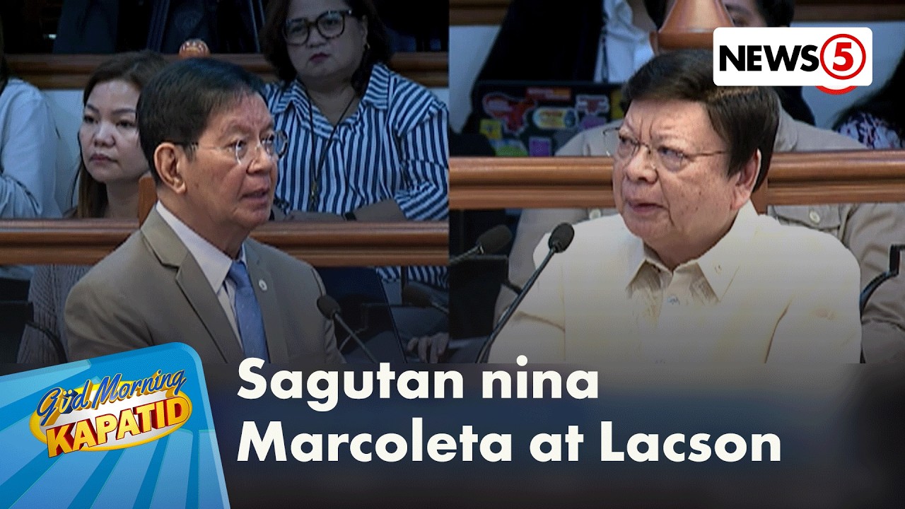 Lacson at Marcoleta, nagkasagutan sa Senado | Gud Morning Kapatid