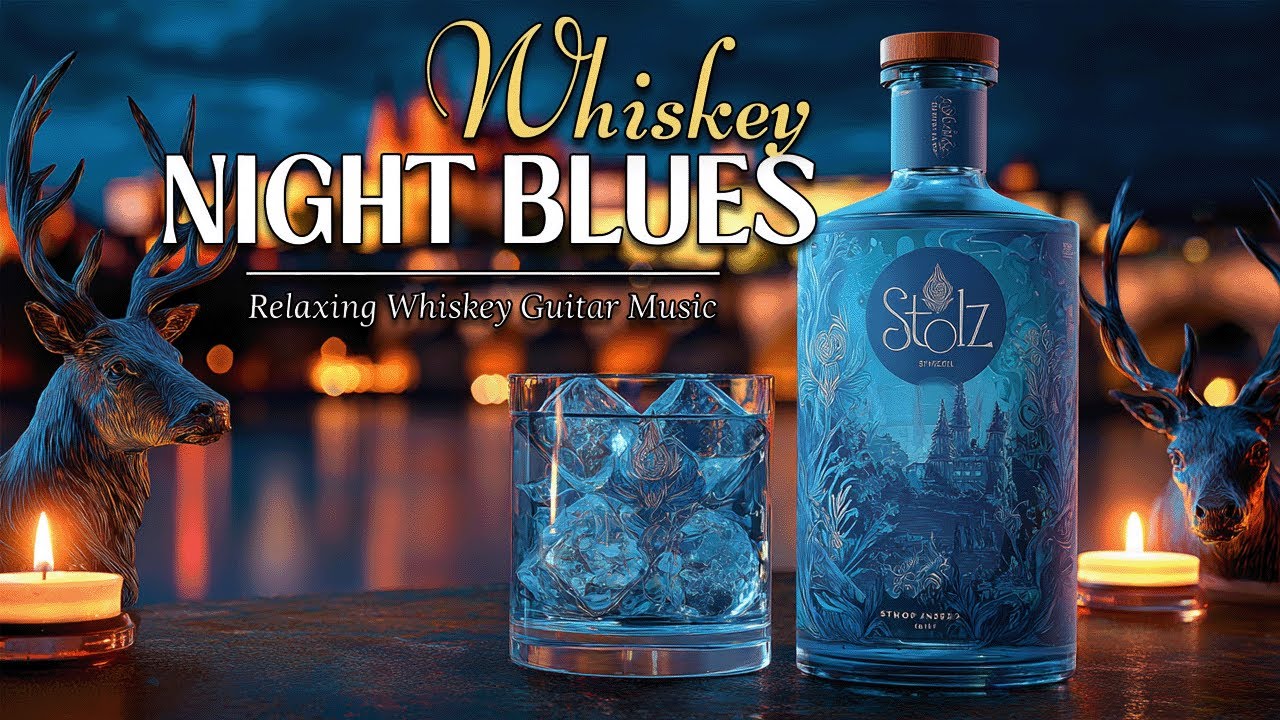Deep Night Whiskey Blues | Soft Slow Blues Music for Calm Work, Reflection & Quiet Hours