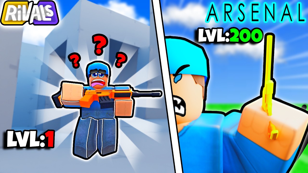 ROBLOX Arsenal PRO Plays ROBLOX RIVALS For The First Time...