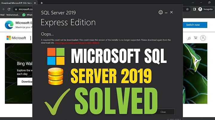 Lỗi is a not invalid installation folder sql server năm 2024