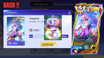 Finally!! Angela Avatar of Time Starlight Annual Skin IS BACK !! Dino