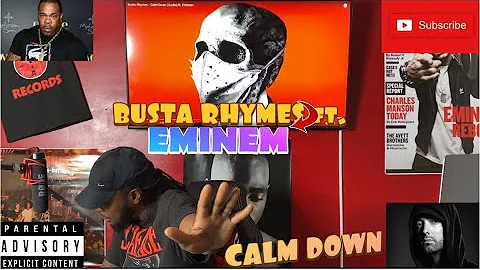 BUSTA RHYMES FT. EMINEM- CALM DOWN| Reaction 🔥🔥🔥