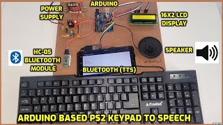 Arduino Based PS2 Keypad⌨️To Speech🗣️ (Voice📣+ Bluetooth (TTS) + LCD + Android App📱(Text - Speech) ) screenshot 5