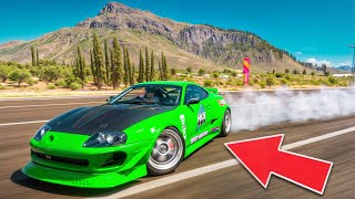 چالش با تویوتا سوپرا تو فورزا هورایزن 5 😍🔥