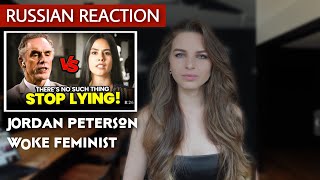 Traditional Russian about Jordan Peterson - Woke Feminist Who Tries To Cancel Him