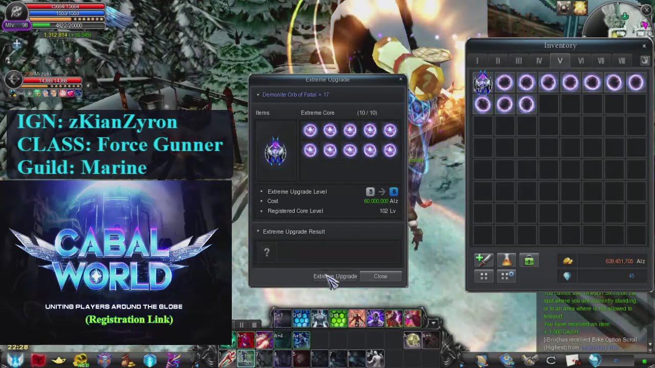 Extreme Upgrade  (Cabal World ep35+)