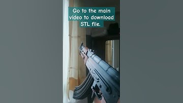 Easy2Print AK47 reloading demonstration. #3dprinting #design #kalashnikov #keşfet