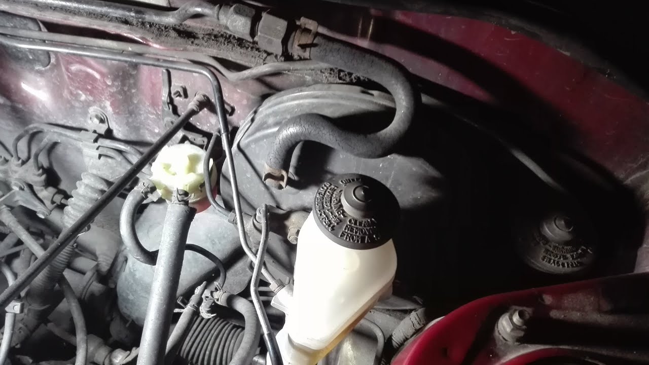 93 97 Toyota Corolla Replacing Hydrovac Brake Booster Vacuum hose