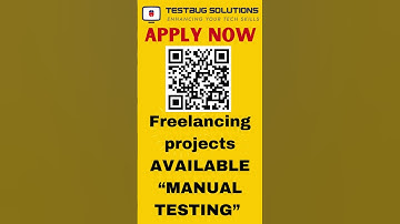 Freelancing Projects Manual Testing  TestBug Solutions |Training Institute For More Info:7997014569