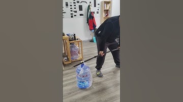 Brute force test!  carbon fiber telescopic rods to lift  19-kilogram bucket