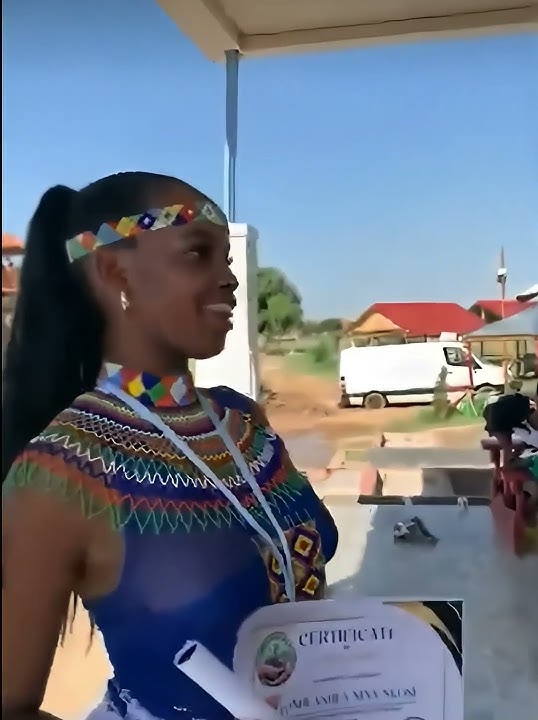 Zulu Young Princess in Traditional Dress #zuluqeen #zuluculture #cute
