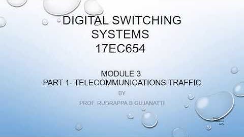 17EC654 - Digital switching systems - module 3