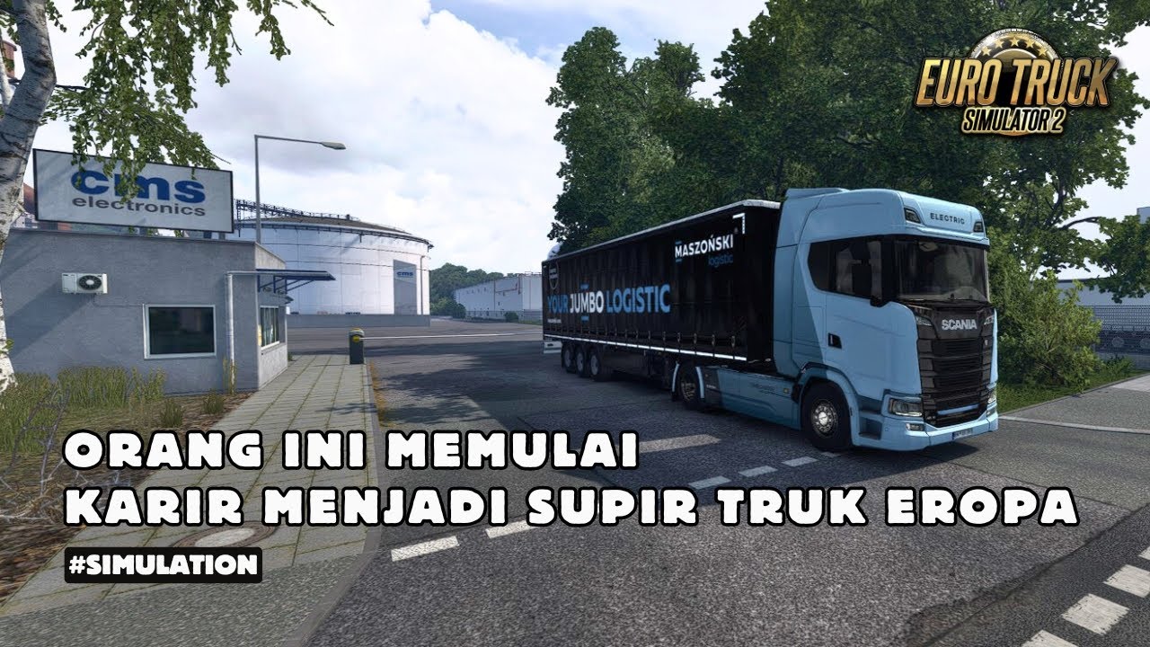 Memulai Karir Jadi Supir Truk Eropa! Euro Truck Simulator 2