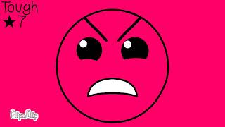 TheUnicodeFan66's Geometry Dash Difficulty Faces 2