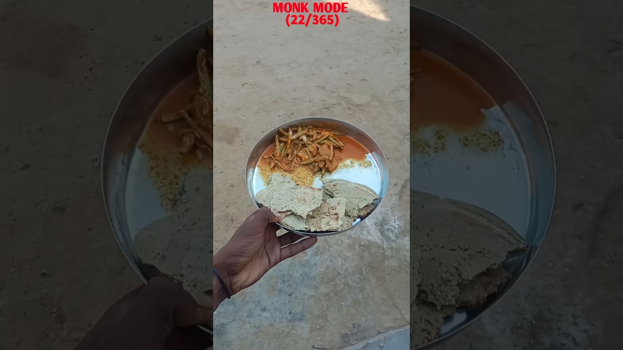 ⁣MONK MODE DAY (22/365) भगवान का थोड़ा रस मिल जाये #shorts #monkmode #souravjoshivlogs